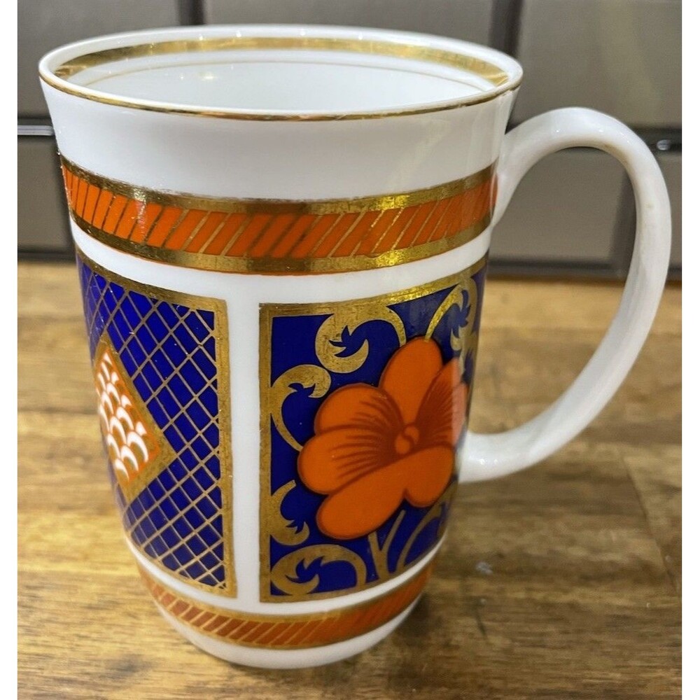 Exclusive For Neiman Marcus Fitz & Floyd Gold Rim Japanese Tea Cup
